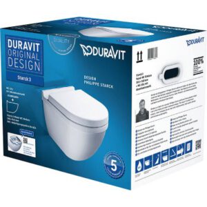 Duravit Starck 3 miska WC wisząca z deską wolnoopadającą - 42250900A1