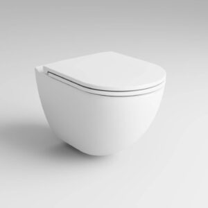 VITALLE LUKKA miska WC ceramiczna wisząca rimless z deską wolnoopadającą - 541204111187K1VL