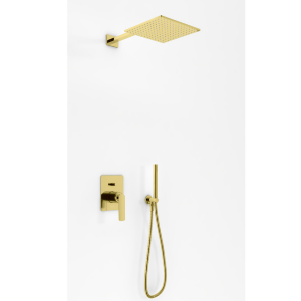 KOHLMAN EXPERIENCE GOLD zestaw prysznicowy podtynkowy kolor złoty   -  QW210EGDQ25