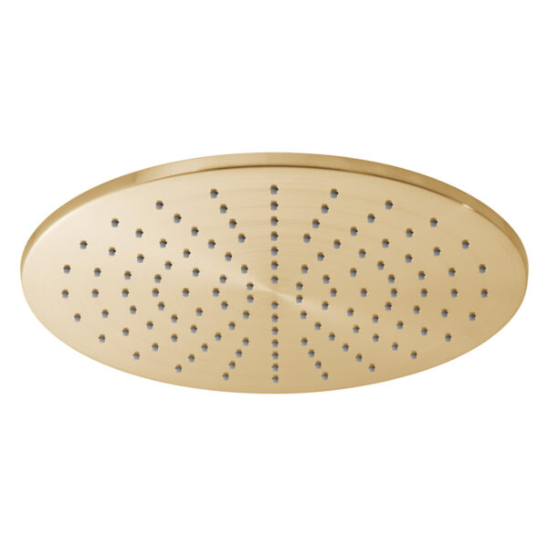 VADO Zestaw prysznicowy podtynkowy  z deszczownicą i słuchawką prysznicową złoto szczotkowane - IND-SS-ORI1-BRG