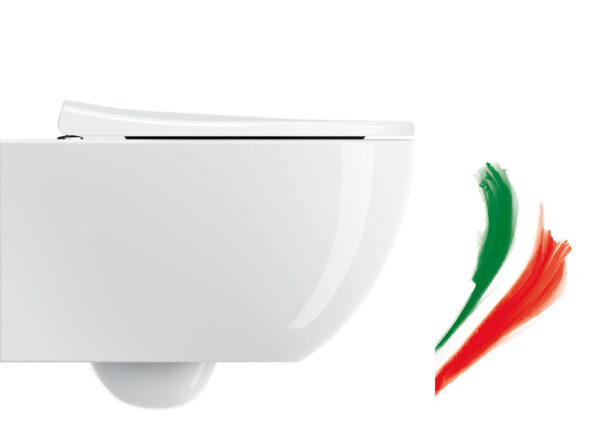 Catalano Italy Zestaw WC bez kołnierza + deska wolnoopadająca +mocowania -1VS52RIT00+5ITSTF00+5KFST00
