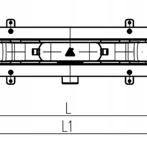 LIV odpływ liniowy 85cm z możliwością wklejenia płytki - 674768