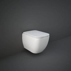 Rak Ceramics Metropolitan Zestaw WC Rimless z Deską WC Slim Wolnopadającą - METR1SET