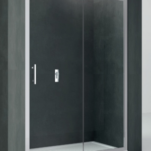 Novellini Kali 2P drzwi prysznicowe przesuwne 134-140cm srebrne/szkło przezroczyste - KALI2P134-1B