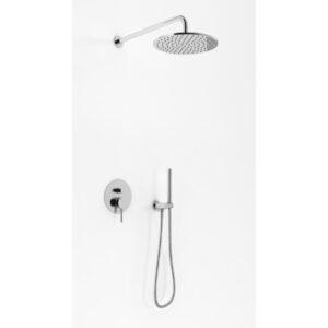 KOHLMAN AXEL  zestaw prysznicowy podtynkowy z deszczownicą 25cm Chrom - QW210AR25