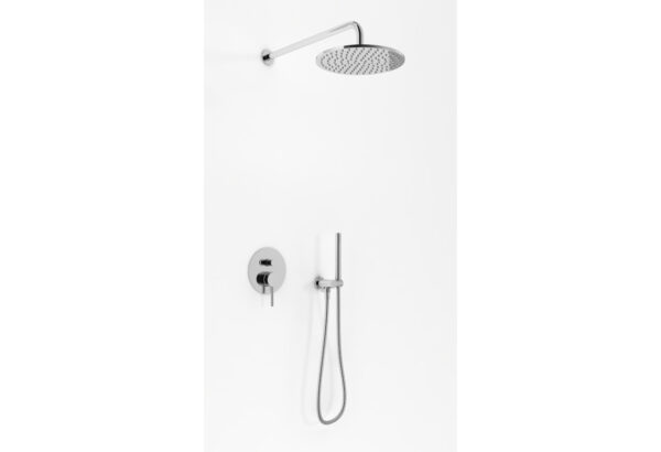 KOHLMAN AXEL  zestaw prysznicowy podtynkowy z deszczownicą 25cm Chrom - QW210AR25